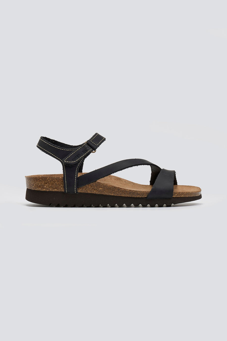 Σανδάλια δερμάτινα με velcro Interbios