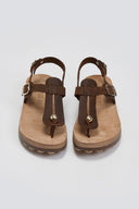 Σανδάλια δερμάτινα nubuck  MARLENA FANTASY SANDALS