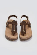 Σανδάλια δερμάτινα nubuck MARLENA FANTASY SANDALS - Καφέ - thefashionproject.gr - FANTASY SANDALS - 24072036002