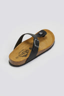 Σανδάλια δερμάτινα Plakton 181671 - Μαύρο - thefashionproject.gr - Plakton - 24001002002