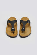 Σανδάλια δερμάτινα Plakton 181671 - Μαύρο - thefashionproject.gr - Plakton - 24001002002
