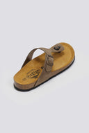 Σανδάλια δερμάτινα Plakton 181671 - Χακί - thefashionproject.gr - Plakton - 24000022002