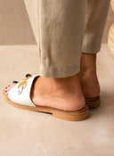 Σανδάλια δερμάτινα Ragazza 01190 - Λευκό - thefashionproject.gr - RAGAZZA