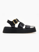 Σανδάλια flatforms fisherman από γνήσιο δέρμα Ragazza 01231