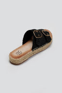 Σανδάλια flatforms από ψάθα ERYNN