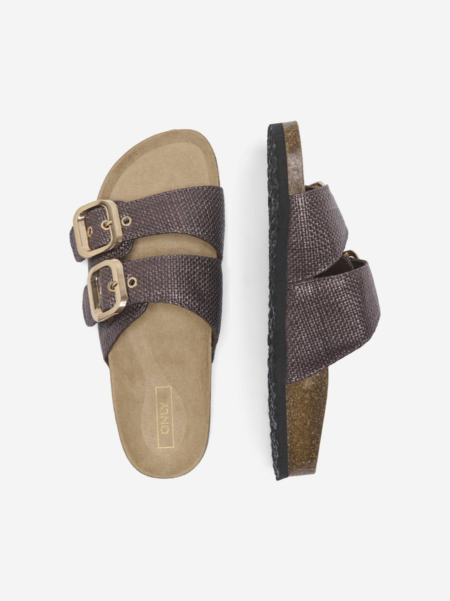 Σανδάλια flatforms από ψάθα ONLY 15341226
