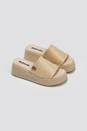 Σανδάλια flatforms από ψάθα Refresh 172667