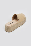 Σανδάλια flatforms από ψάθα Refresh 172667