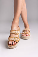 Σανδάλια flatforms από σχοινί Refresh172760