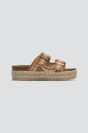 Σανδάλια flatforms από σχοινί Refresh172760