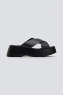 Σανδάλια flatforms crossover Estil