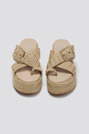Σανδάλια flatforms crossover Mariella Fabiani 2514/05 - Μπεζ - thefashionproject.gr - Mariella Fabiani - 23881003002