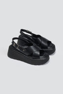 Σανδάλια flatforms crossover Refresh 172577 - Μαύρο - thefashionproject.gr - Refresh - 23642002002