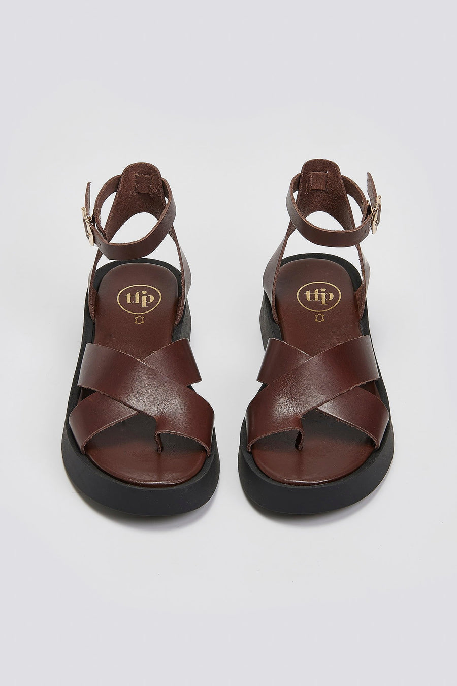 Σανδάλια flatforms crossover Tfp