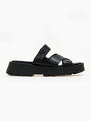 Σανδάλια flatforms δερμάτινα crossover TFP