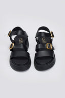 Σανδάλια flatforms δερμάτινα Estil