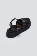 Σανδάλια flatforms δερμάτινα Estil