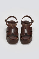 Σανδάλια flatforms δερμάτινα Estil