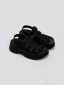 Σανδάλια flatforms δερμάτινα gladiator AVRIL FANTASY SANDALS - Μαύρο - thefashionproject.gr - FANTASY SANDALS