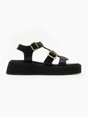 Σανδάλια flatforms δερμάτινα gladiator TFP