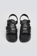 Σανδάλια flatforms δερμάτινα gladiator Tfp