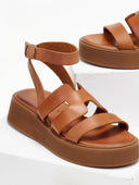 Σανδάλια flatforms δερμάτινα Iris Sandals