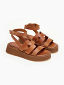 Σανδάλια flatforms δερμάτινα Iris Sandals