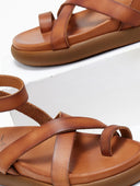 Σανδάλια flatforms δερμάτινα Iris Sandals