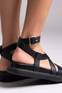 Σανδάλια flatforms δερμάτινα Iris Sandals