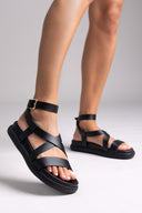 Σανδάλια flatforms δερμάτινα Iris Sandals