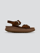 Σανδάλια flatforms δερμάτινα  JUNIA FANTASY SANDALS