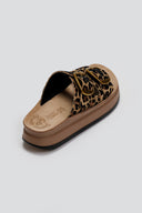 Σανδάλια flatforms δερμάτινα με print ZEFI FANTASY SANDALS