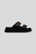 Σανδάλια flatforms δερμάτινα με τοκάδες Ragazza 01236