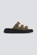 Σανδάλια flatforms δερμάτινα με τρεις φάσες Tfp