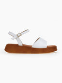 Σανδάλια flatforms δερμάτινα Ragazza 01160