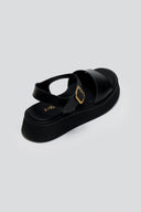 Σανδάλια flatforms δερμάτινα Ragazza 01229