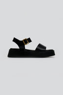 Σανδάλια flatforms δερμάτινα Ragazza 01229