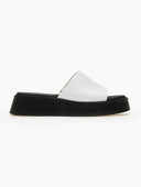 Σανδάλια flatforms δερμάτινα Ragazza 01235