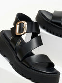 Σανδάλια flatforms δερμάτινα TFP