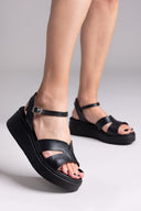 Σανδάλια flatforms δερμάτινα TFP