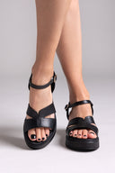 Σανδάλια flatforms δερμάτινα TFP