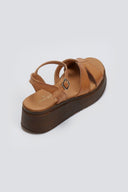 Σανδάλια flatforms δερμάτινα TFP