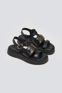 Σανδάλια flatforms δερμάτινα Tfp