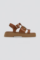 Σανδάλια flatforms δερμάτινα Tfp