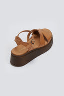 Σανδάλια flatforms δερμάτινα TFP - Ταμπά - thefashionproject.gr - TFP - 23780007003