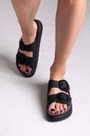 Σανδάλια flatforms δερμάτινα ZEFI FANTASY SANDALS