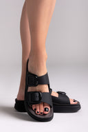 Σανδάλια flatforms δερμάτινα ZEFI FANTASY SANDALS