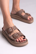 Σανδάλια flatforms δερμάτινα ZEFI FANTASY SANDALS