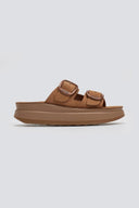 Σανδάλια flatforms δερμάτινα ZEFI FANTASY SANDALS - Κάμελ - thefashionproject.gr - FANTASY SANDALS
