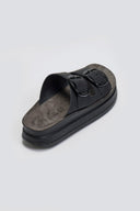 Σανδάλια flatforms δερμάτινα ZEFI FANTASY SANDALS - Μαύρο - thefashionproject.gr - FANTASY SANDALS